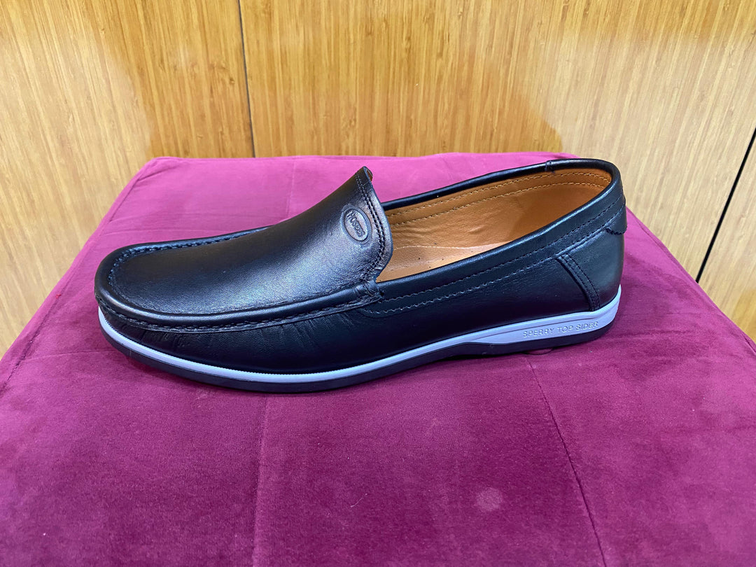 Mocassins Homme – Confort & Style Décontracté – Noir Simple