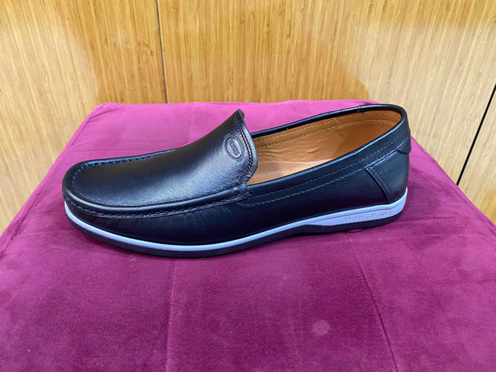Mocassins Homme – Confort & Style Décontracté – Noir Simple