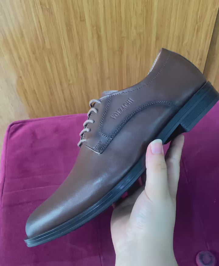 Chaussures hommes chic semelle confort - marron